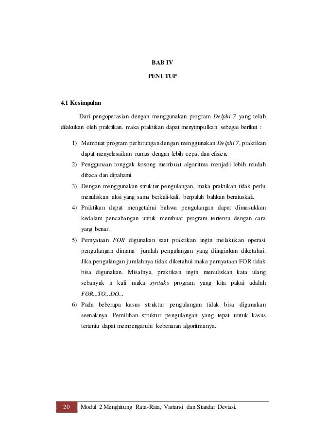 Laporan Praktikum Algoritma Pemrograman Modul Ii