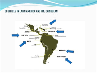 CI OFFICES IN LATIN AMERICA AND THE CARIBBEAN
 