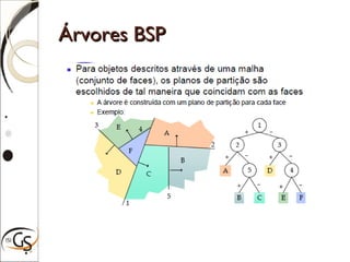 Árvores BSPÁrvores BSP
 
