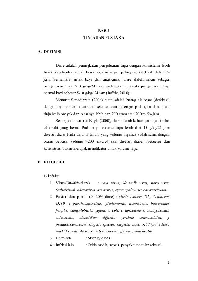 Isi Makalah Diare