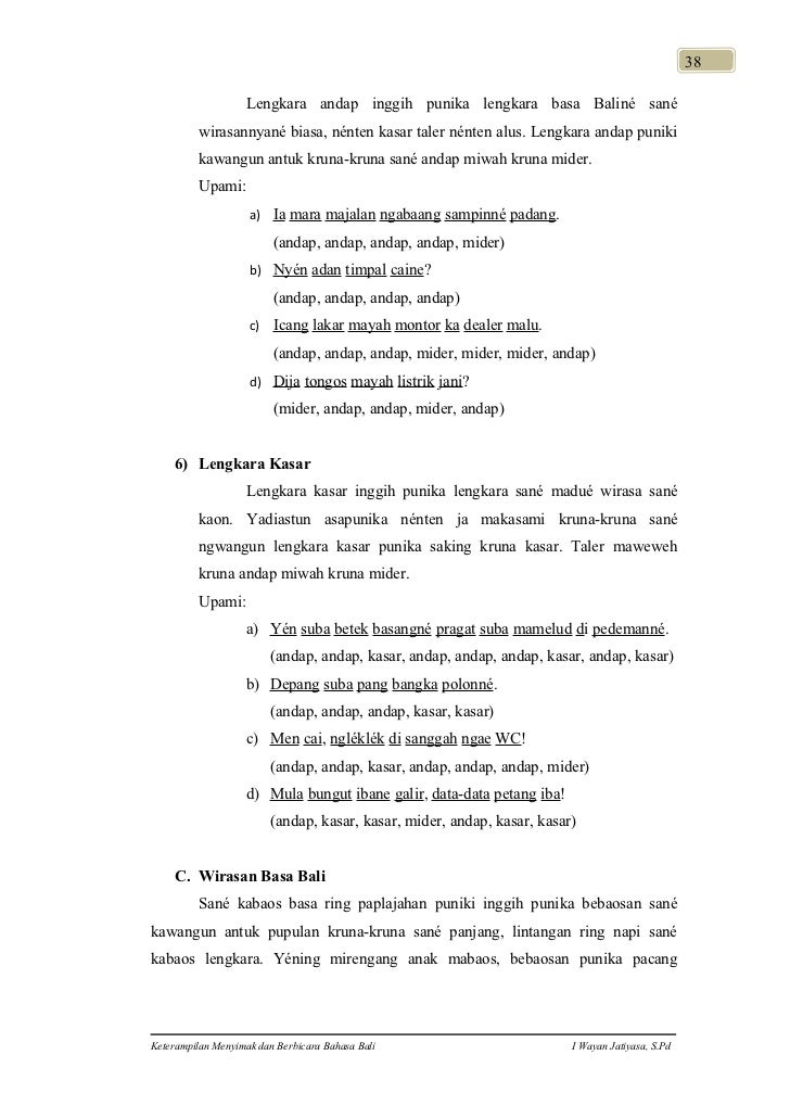 Update Viral Terkini 2019 Belajar Bahasa Bali Kasar