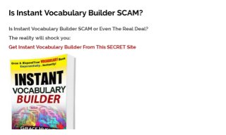Is instant vocabulary builder scam?