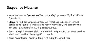 Interface for Finding Close Matches from Translation Memory | PPT