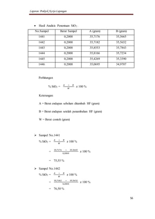 Laporan PKL di tekmira