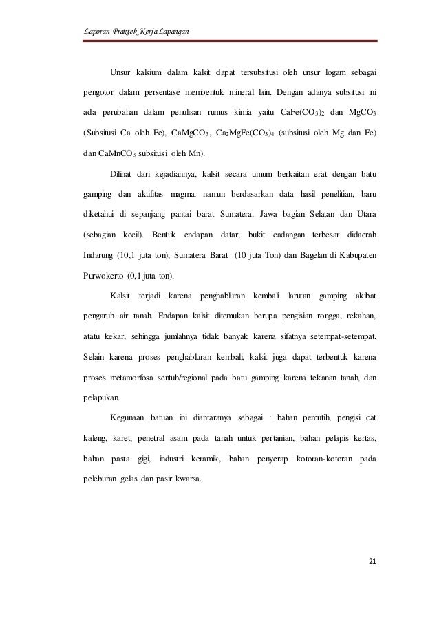 Laporan PKL di tekmira