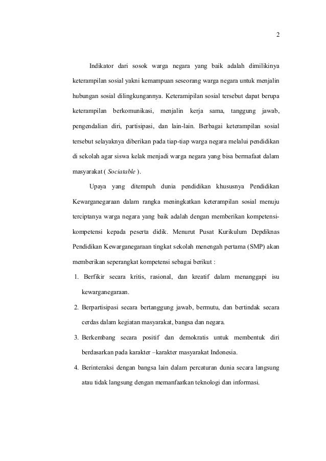 Isi skripsi pkn Isi skripsi pkn