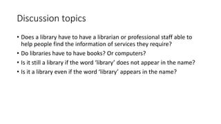 Is it a library | PPTX