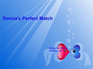 Donna’s Perfect Match Samantha Hebert Reading 142 