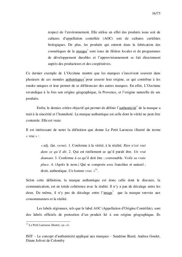 Gratuit Images Memoire De Recherche Le Concept D Authenticite Applique Aux Marq actualisé salutations