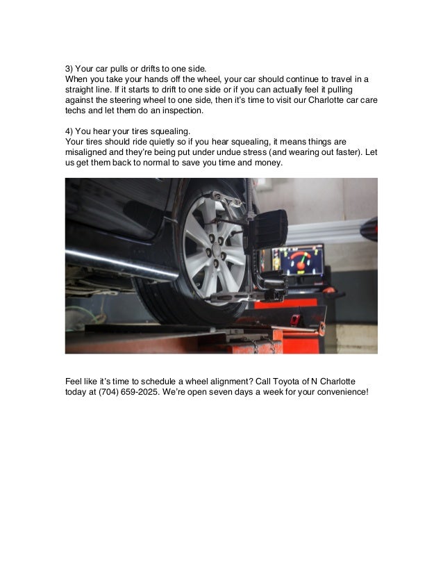 Is it time to schedule a Charlotte wheel alignment?