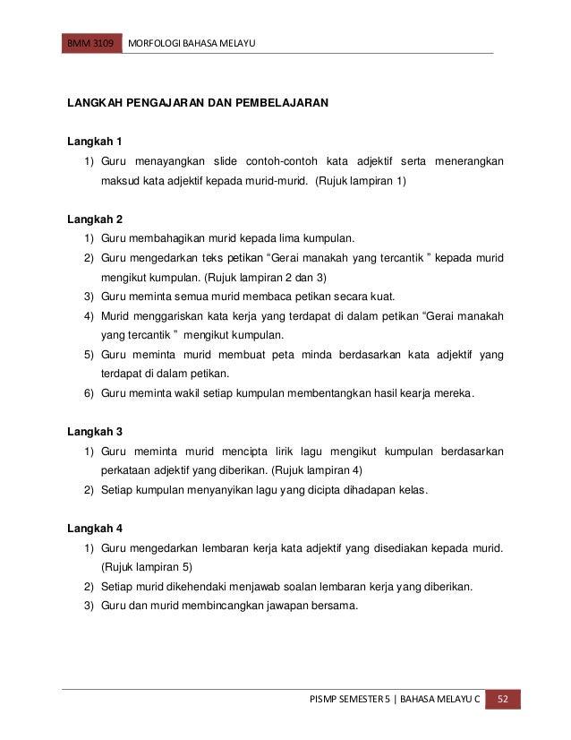 Contoh Soalan Lisan Bahasa Melayu Pt3 - Recipes Web a
