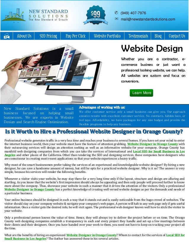 Is It Worth to Hire a Professional Website Designer in ...