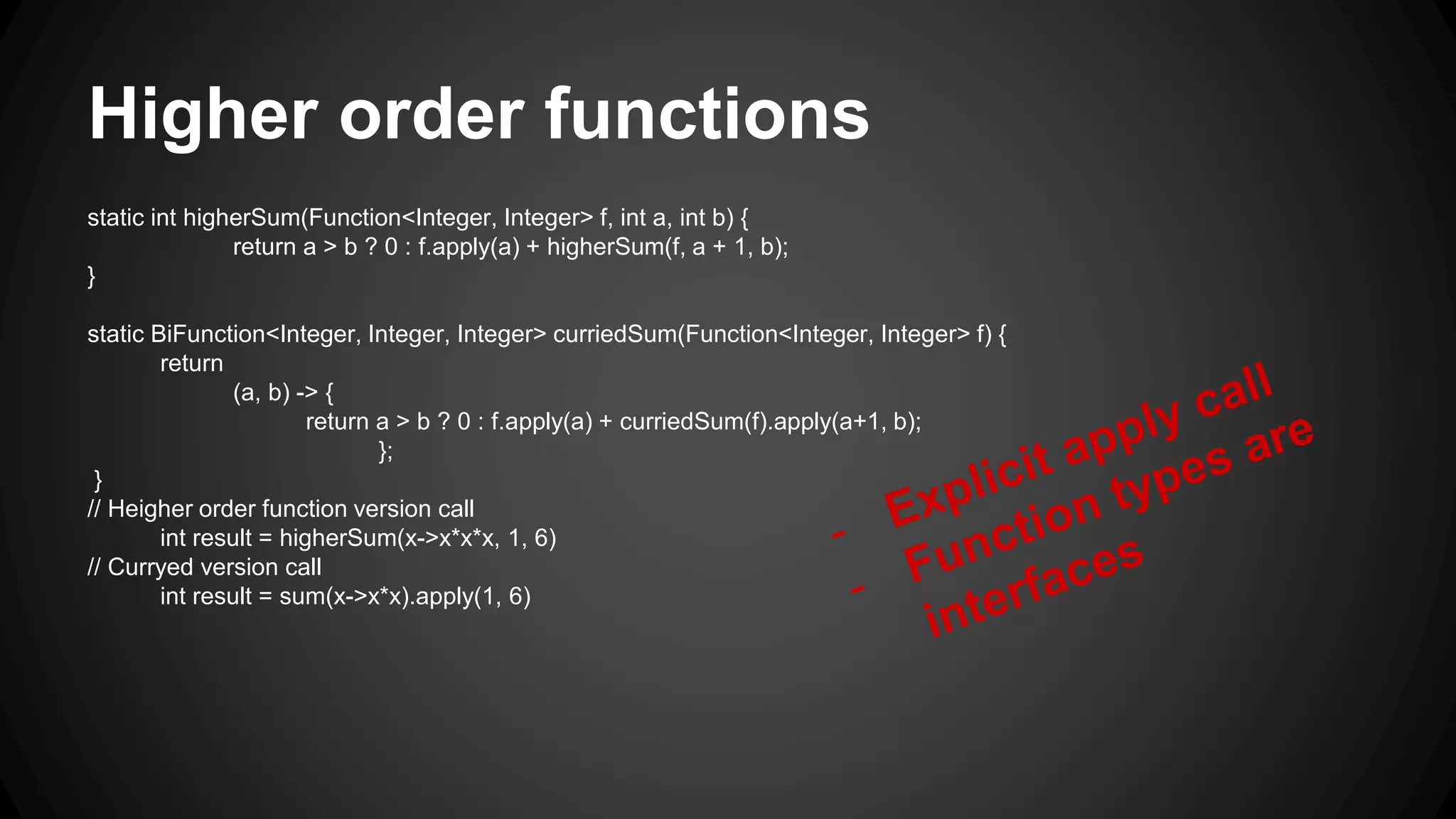 3.3.First class functions Is Lambda expression a true function literal ? 