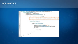 But how? C#
 