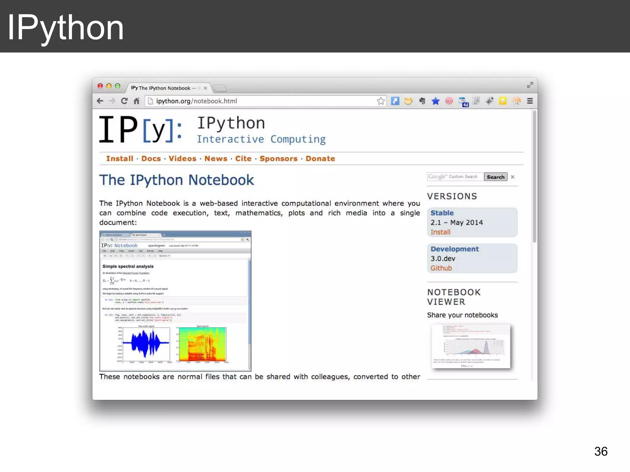 IPython
36
 
