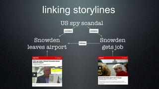 linking storylines
 