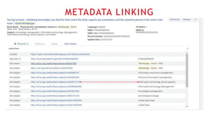 METADATA LINKING
 