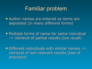 Familiar problem ,[object Object],[object Object],[object Object]