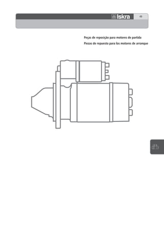49




Peças de reposição para motores de partida
Piezas de repuesto para los motores de arranque
 