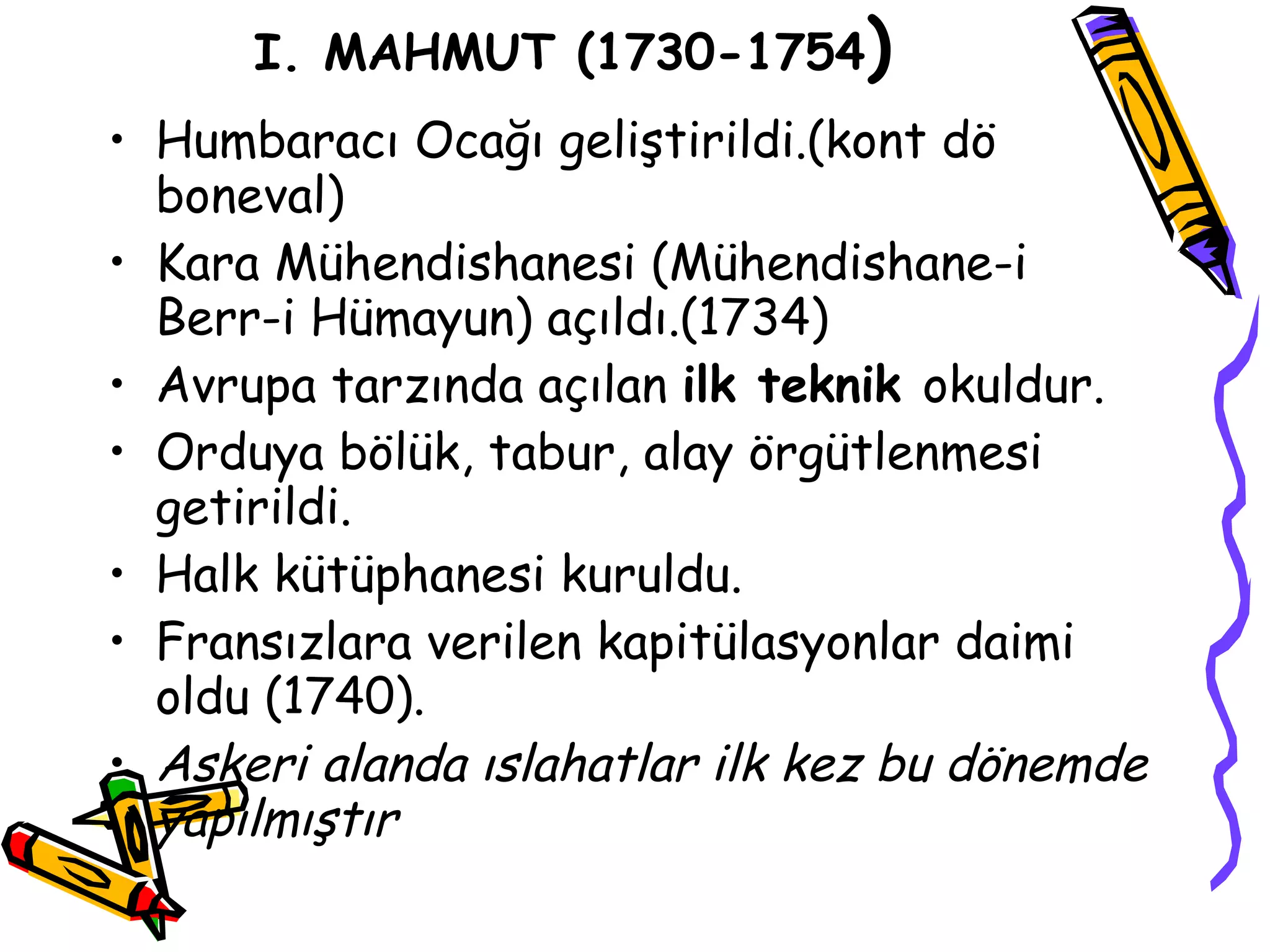 Islahat Hareketleri Lale Devri | PPT