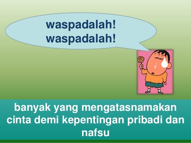 Islam memberangus pergaulan bebas