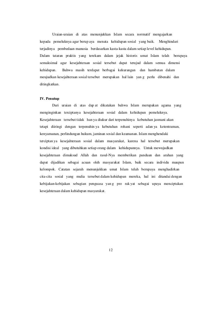 Islam Dan Kesejahteraan Sosial Arifin Zain Pdf