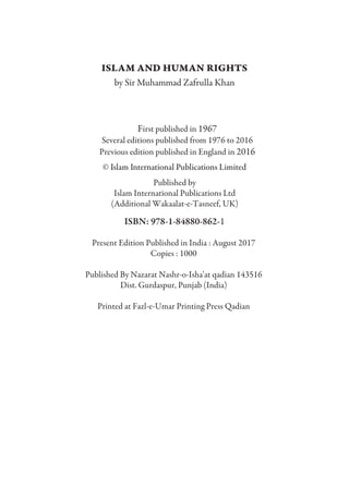 Islam and Human Rights | PDF