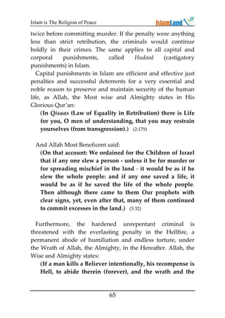 Islam Is The Religion Of Peace | PDF