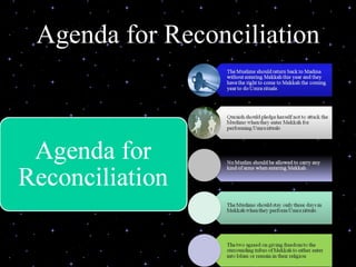 Agenda for Reconciliation efine Objective 