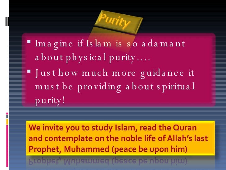 Islam Physical Purification in Islam