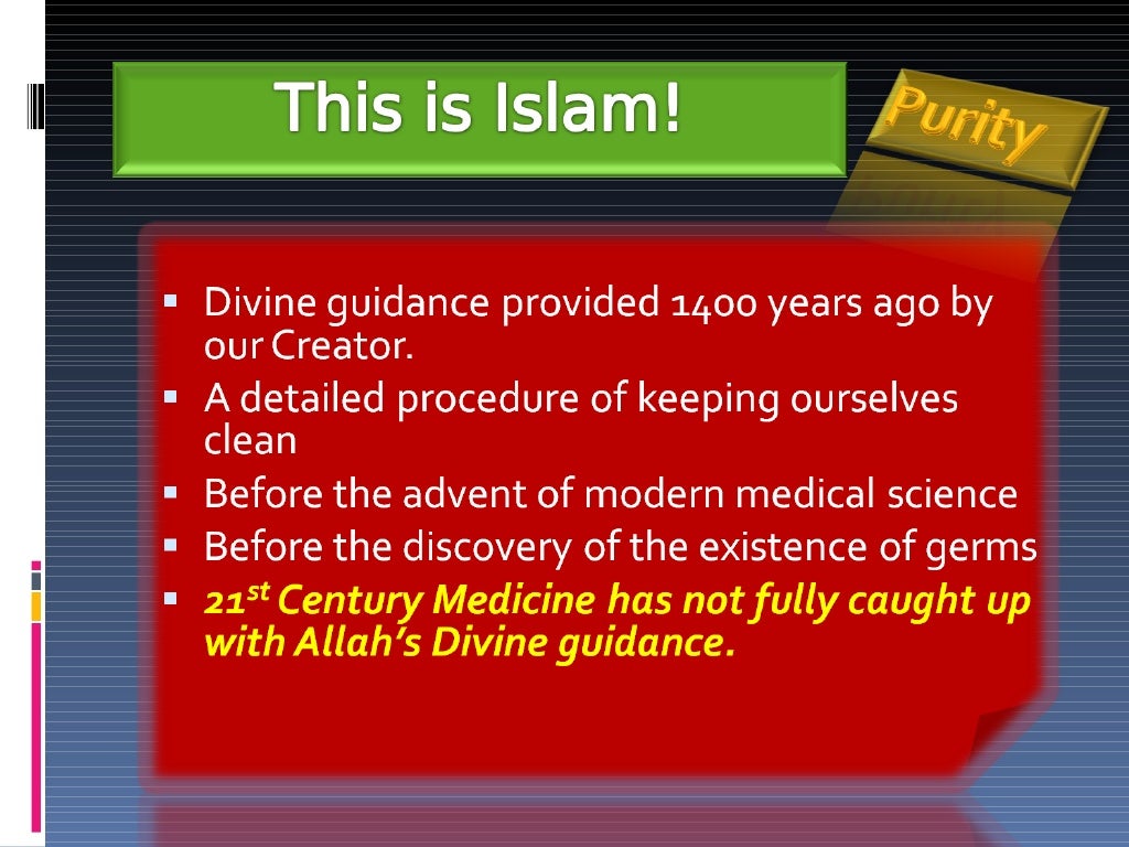 Islam Physical Purification,Part 2 of 2