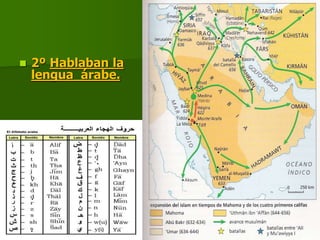  2º Hablaban la
lengua árabe.
 