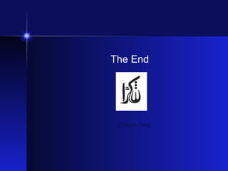 The End (Thank You) 
