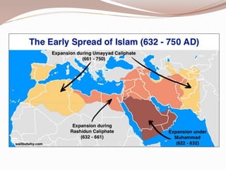  http://www.slideshare.net/ana.bel/islam-and-al-
andalus
 http://www.slideshare.net/mtnaile/islam-origins-and-
expansion...