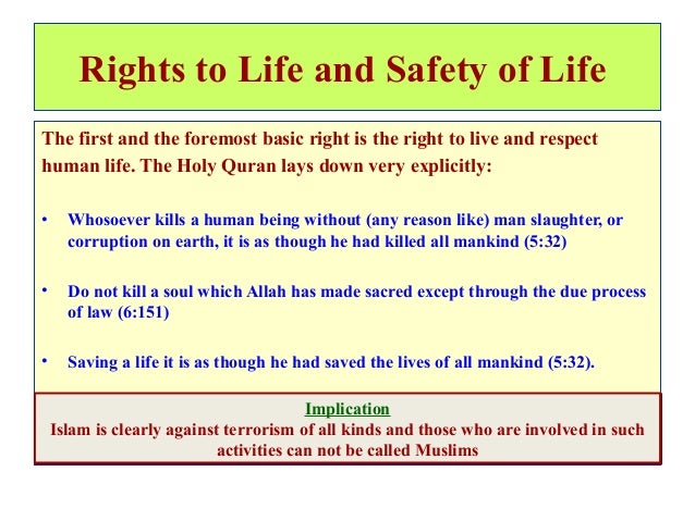 human rights in islam individuals rights of Human rights in islam & their significance importance of human rights in islam the human rights conferred by allah are a part and parcel of the islamic faith every muslim administrator or government, which claims to be truly islamic, will have to accept and give their citizens these rights. human rights in islam individuals rights of Human rights in islam & their significance importance of human rights in islam the human rights conferred by allah are a part and parcel of the islamic faith every muslim administrator or government, which claims to be truly islamic, will have to accept and give their citizens these rights.