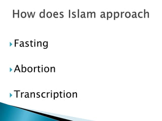 MedicineModern ScienceQuranProved that :Menstrual blood is harmful for a man.Premenstrual tension“They ask you (Mohammed PBUH) about menstruation(in females). Say: “It is harmful  for a man, therefore , avoid females during the time of the menses and don’t approach them till they get purified (have a shower/ bath)”.