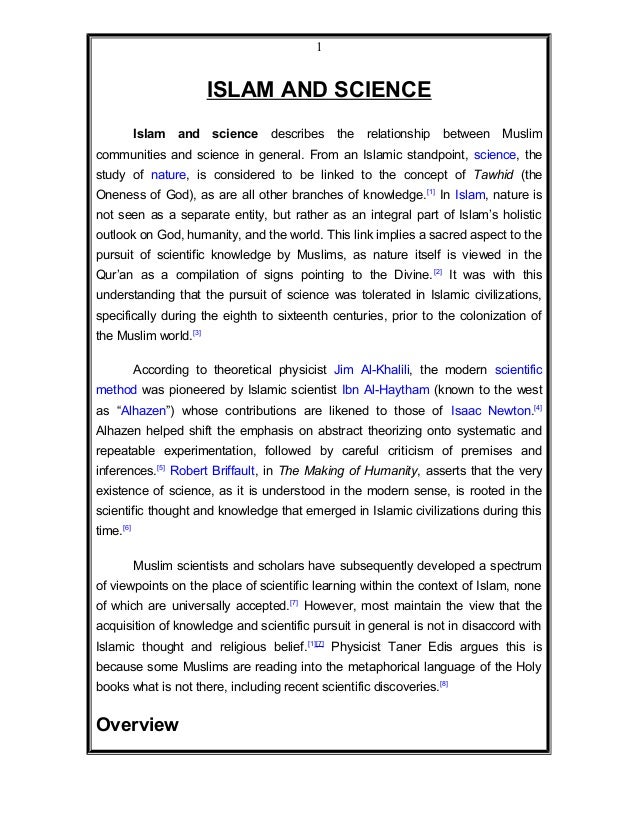 Islam And Science islam-and-science