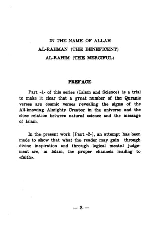 Islam and science vol 2