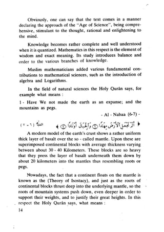 Islam and science vol 3