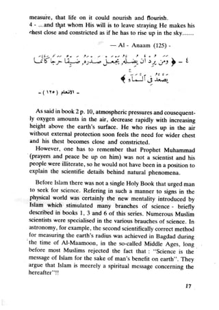 Islam and science vol 7