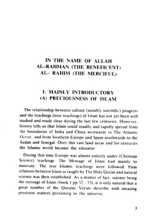 Islam and science vol 7