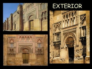 MIHRAB
• Les columnes d’aquesta ampliació no tenien
base i els capitells eren de procedència romana,
visigòtica o bizantin...