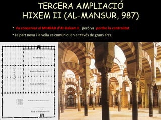 MESQUITA DE BIB al-MARDUM (999-1000,Toledo),
actual església de Crist de la Llum
•Té planta central centralitzada de creu ...