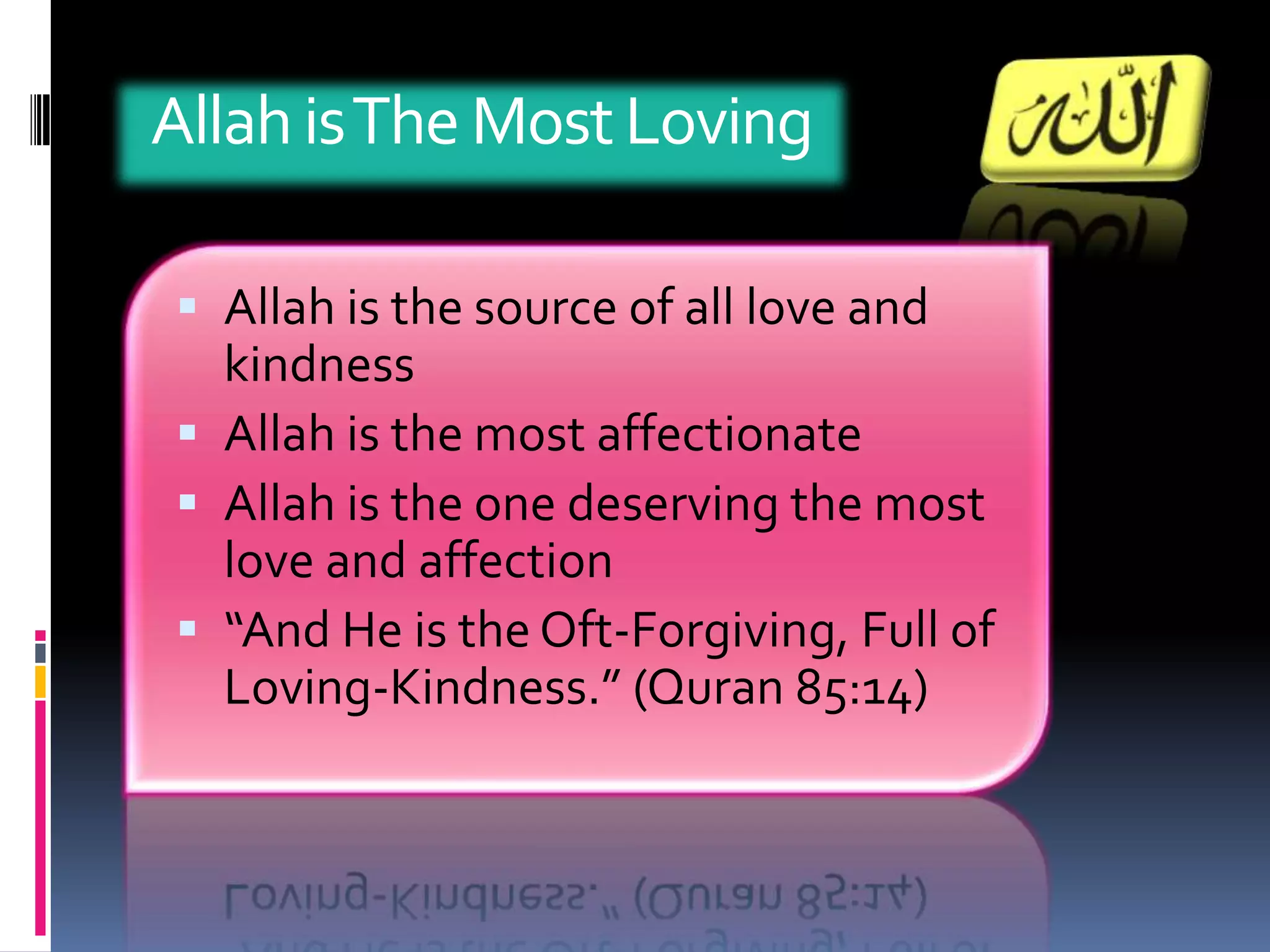 But for us to ponder on them and connect with them.