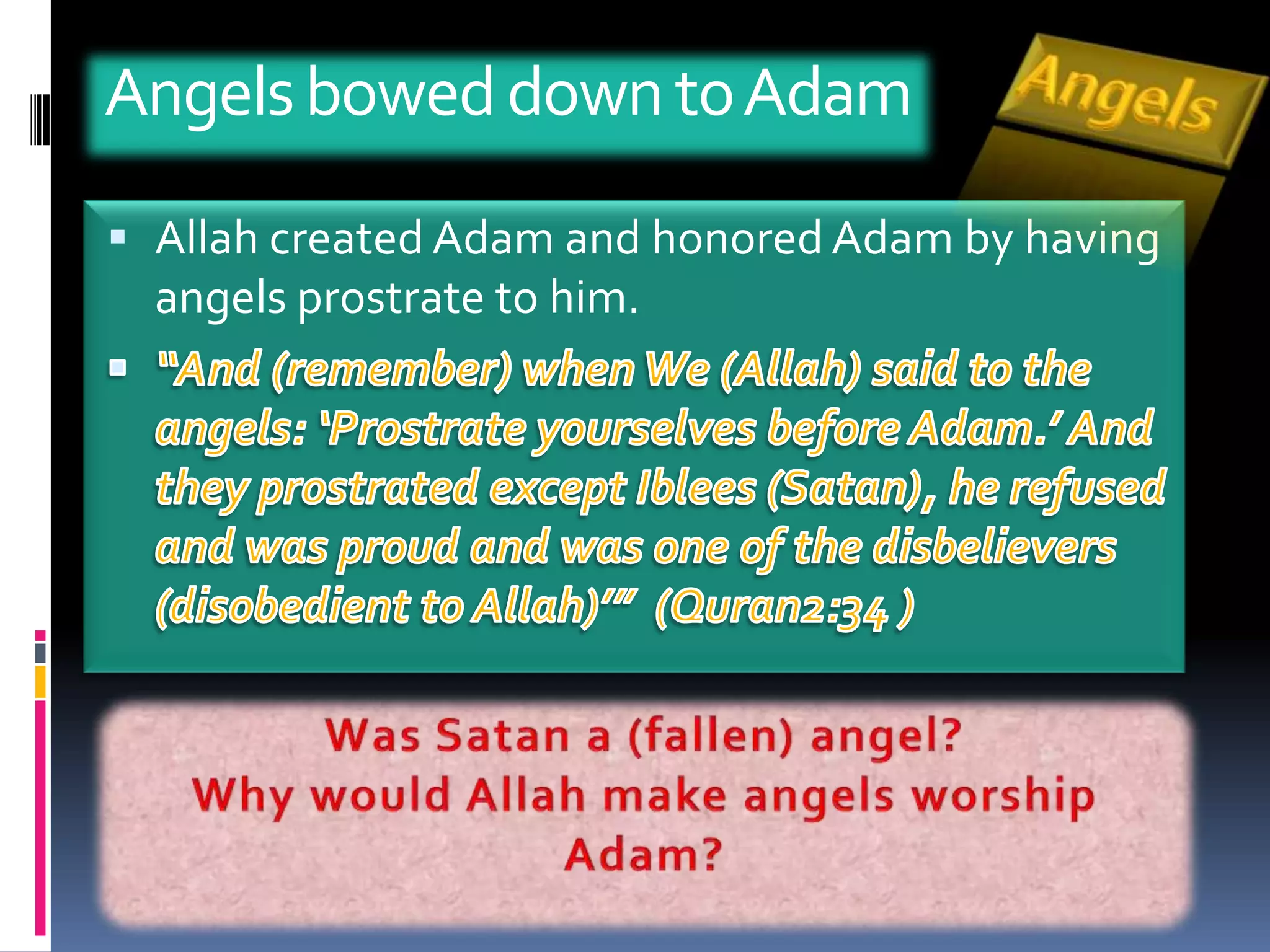 Allah should be worship DIRECTLY