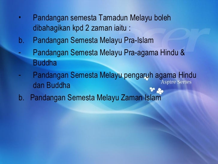 Islam dalam tamadun melayu