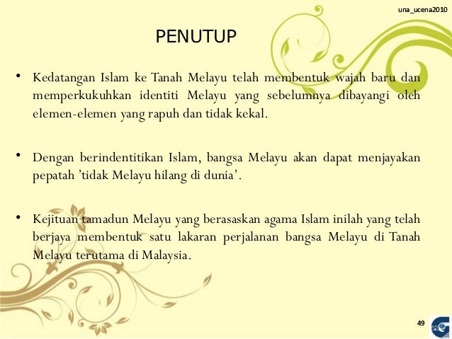 Kesan Kedatangan Islam Ke Tanah Melayu Dari Aspek Pendidikan