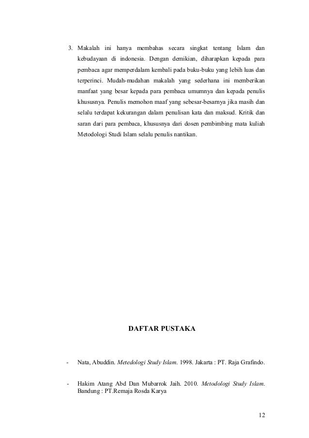 Islam Dan Kebudayaan