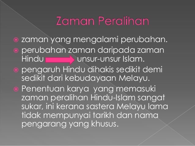 Islam dan kesusasteraan di tanah melayu Islam dan kesusasteraan di tanah melayu
