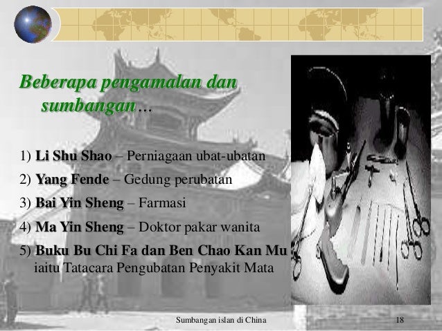 Sumbangan Islam Di China